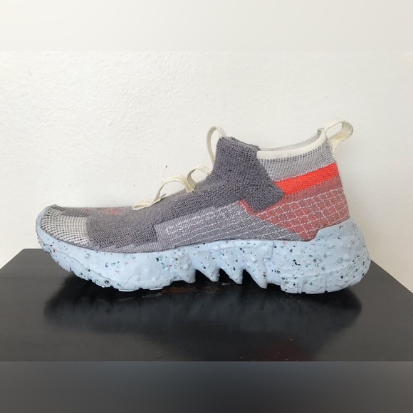 Size 10 Mens Nike Space Hippie 02 This Is Trash High Top Slip On Gray CQ3988-001 - Picture 4 of 7